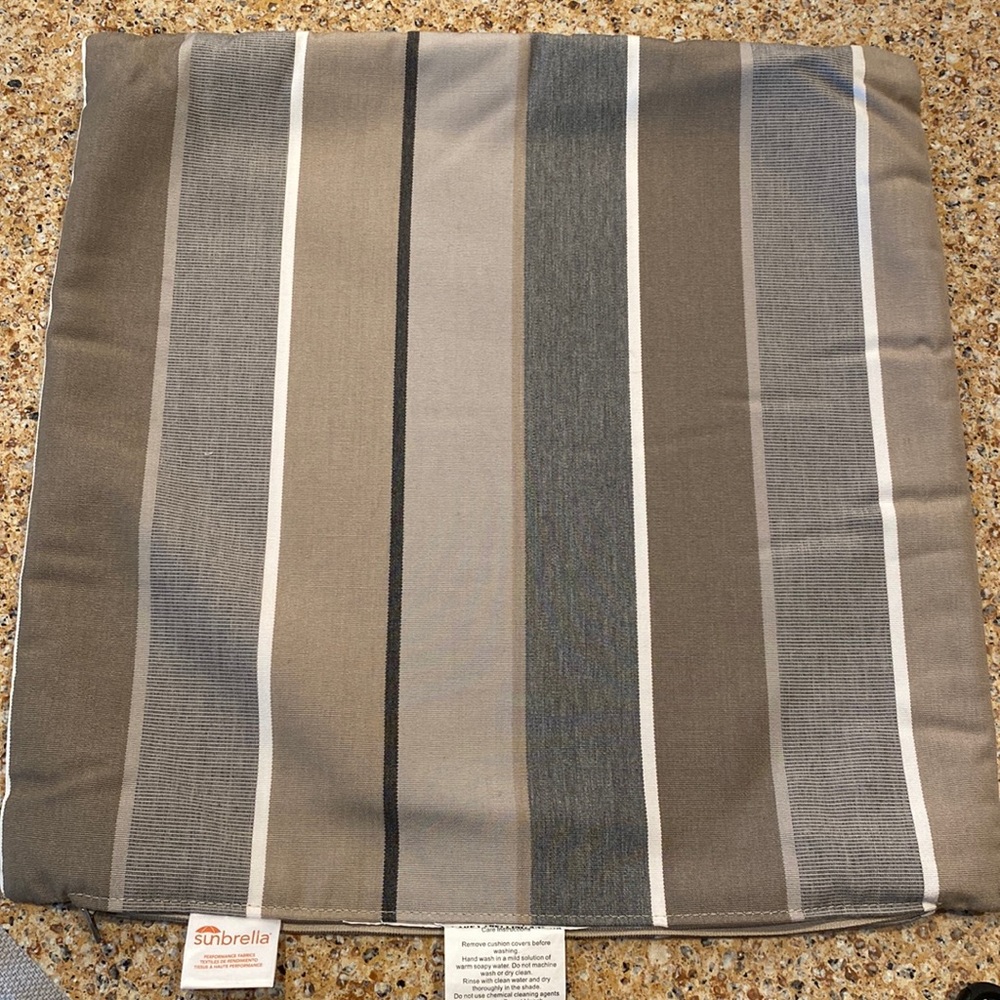 Sunbrell pillow covers